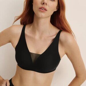 KNIX Revolution Shadow Mesh bra - black XL+ (38 D/DD/DDD/E)